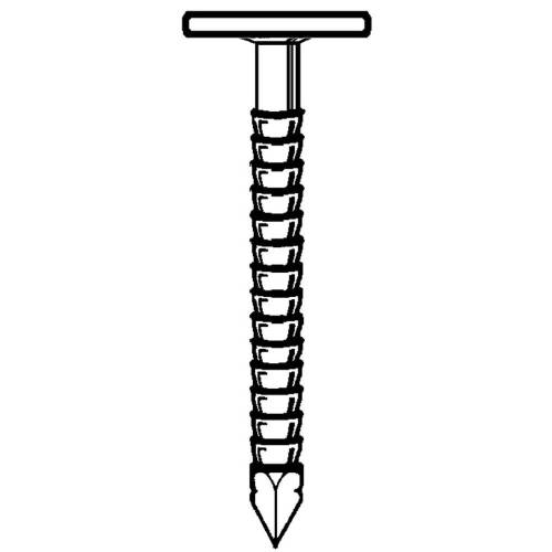 Pointe en Vrac Tête Extra Large (TEL) Annelée - Inox A4 - 2.8/3.1x45 mm - 5 kg - D-Work