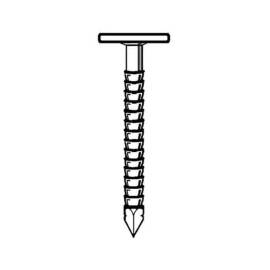 Pointe en Vrac Tête Extra Large (TEL) Annelée – Inox A4, 2,8/3,1 x 50 mm – Résistantes et Durables - ALSAFIX