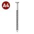 Pointe en Vrac Tête Extra Large (Tel) Annelée Inox A4 - 3.1/3.4x70 mm - 5 kg - D-Work