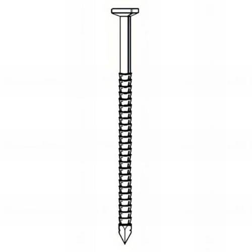 Pointe Annelée INOX A4 en Vrac 31/34 x 80 mm – Tête Plate (TP), 5 kg – Résistante et Durable - ALSAFIX
