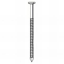 Pointe Annelée en Vrac Tête Plate (Tp) Inox A4 - 31/34x90 mm - 5 kg - D-Work
