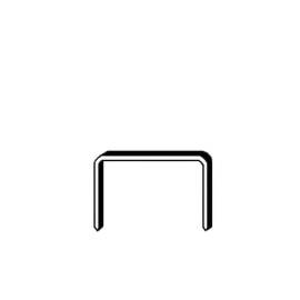 5 000 Agrafes Galvanisées D-08 – 12,5 x 8 mm, D. 0,5 mm – Résistantes et Durables - ALSAFIX