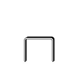 5 000 Agrafes Galvanisées D-10 – 12,5 x 10 mm, D. 0,5 mm – Résistantes et Durables - ALSAFIX
