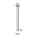 10 000 Finettes Brads Galvanisés en Bande 34° D. 1,8/3,1 x L. 38 mm – Acier Galvanisé, Norme 34° – Fixation Sécurisée - ALSAFIX