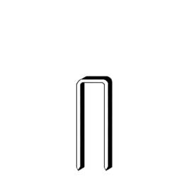 10 000 Agrafes Galvanisées H-25 – 8,6 x 25 mm, D. 1 x 1,25 mm – Résistantes et Durables - ALSAFIX