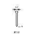 10 000 Finettes Minibrads Aluminium en Bande - 1.2/2.2x15 mm - D-Work
