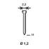 10 000 Finettes Minibrads Inox en Bande - 1.2/2.2x15 mm - D-Work