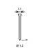 2000 Finettes Minibrads INOX en Bande D. 1,2/2,2 x L. 20 mm – Acier Inoxydable – Fixation Sécurisée et Durable - ALSAFIX