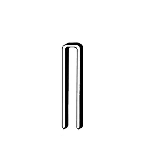 10 000 Agrafes Galvanisées O-22 – 4,5 x 22 mm, D. 0,7 mm – Résistantes à la Corrosion – Idéales pour Fixations - ALSAFIX