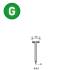 2000 Pointes en T Galvanisées en Bande pour Béton D. 2,2/7 x L. 25 mm – T-25, 6T-252 – Fixation Sécurisée et Durable - ALSAFIX
