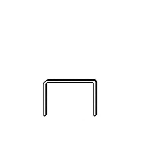 3 800 Agrafes Galvanisées – 12,65 x 8 mm, D. 0,4 mm – Résistantes et Durables - ALSAFIX