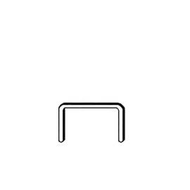 Blister de 1 000 Agrafes Galvanisées – 11,30 x 6 mm, D. 0,55 x 0,7 mm – Résistantes et Durables - ALSAFIX