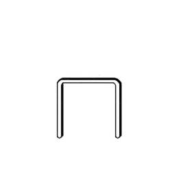 4 000 Agrafes Galvanisées VX-10 – 11,30 x 10 mm, D. 0,55 x 0,7 mm – Résistantes et Durables - ALSAFIX