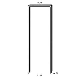 3300 Agrafes WD-75 – Inox A2, 8.91 kg – Résistantes et Durables - ALSAFIX