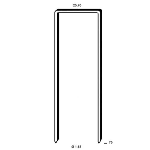 3300 Agrafes WD-75 – Inox A2, 8.91 kg – Résistantes et Durables - ALSAFIX
