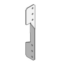 Ancre de Panne Universelle 35x35x220 mm – Acier, Norme 2,0 mm – Fixation Sécurisée et Durable - ALSAFIX
