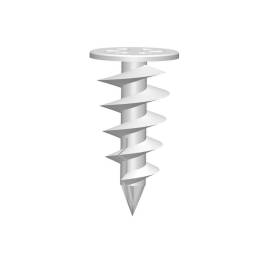 100 Chevilles à Visser pour Polystyrène 50 mm – Résistantes et Pratiques – Fixation Sécurisée - ALSAFIX