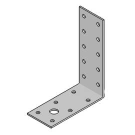 Équerre sans Renfort 115 x 90 x 40 mm – Acier, Épaisseur 3 mm – Précision et Solidité - ALSAFIX