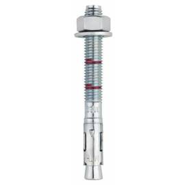 50 Goujons d'Ancrage T Zingués – D.16 mm x LT.90 mm – Fixation Sécurisée et Durable - ALSAFIX