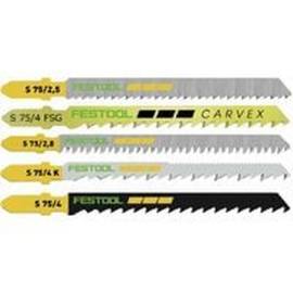 5 Lames HCS L.75 cm – 2,5 mm, Compatible avec Scies Sauteuses – Précision et Longévité - ALSAFIX