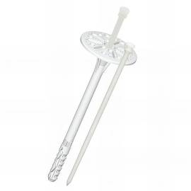 200 Chevilles Isolation KI 140 – D.10 mm x Lt. 140 mm – Multimatériaux, Expansion Courte – Fixation Efficace et Durabl - ALSAFIX