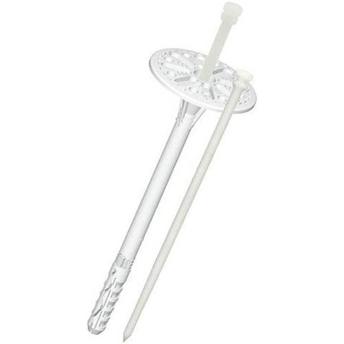 200 Chevilles Isolation KI 160 – D.10 mm, Lt. 160 mm – Multimatériaux, Expansion Courte – Fixation Efficace et Durable - ALSAFIX