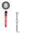 Pack de 2 Pointes Annelées 20° D.2,9 x 60 mm – 2 Cartouches de Gaz Rouge GAZ0010 – Fixation Efficace et Pratique - ALSAFIX