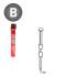 Pack de 2 Pointes Lisses 20° D.2,9 x 60 mm – 200 Pointes + 2 Cartouches de Gaz Rouge – Fixation Efficace et Pratique - ALSAFIX