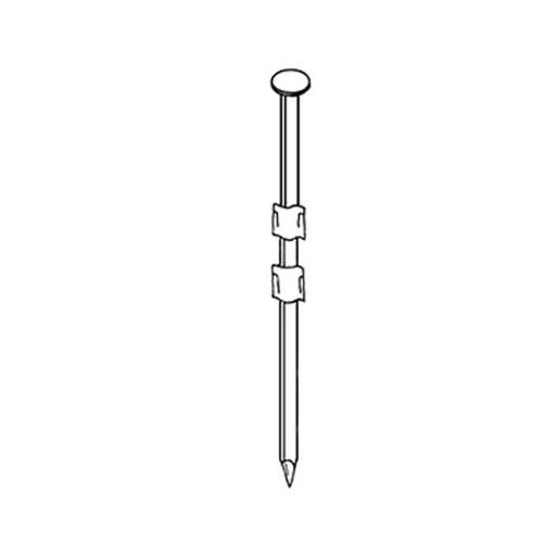 Pack de 2 Pointes Lisses 20° D. 2,9 x 70 mm – 200 Pointes + 2 Cartouches de Gaz Rouge – Fixation Efficace et Pratique - ALSAFIX