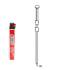 Pack de 2 Pointes Lisses 90 mm – D.3,1 cm, 20° – Fixation Sécurisée et Pratique - ALSAFIX