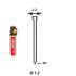 Pack de 2000 Pointes Galvanisées en Bande D. 1,2/2,2 x L. 25 mm – 2 Cartouches de Gaz Jaune GAZ0020 – Fixation Sécuris - ALSAFIX