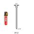 2 000 Pointes Galvanisées en Bande (Pack) - 1.2/2.2x32 mm + 2 Cartouches de Gaz Jaune - D-Work