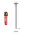 Pack de 2000 Pointes Galvanisées D. 1,2/2,2 x L. 40 mm – 2 Cartouches de Gaz Jaune GAZ0020 – Fixation Efficace et Dura - ALSAFIX