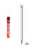 3 300 Pointes Lisses en Bandes Collées 34° (Pack) - 2.8x63 mm - D-Work