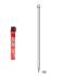 2 200 Pointes Lisses en Bandes Collées 34° (Pack) - 3.1x90 mm + 2 Cartouches de Gaz - D-Work