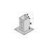 Pied de Poteau de Jardin 71 mm – 71 x 150 x 2,5 mm – Boulonnable et Résistant – ALSAFIX - ALSAFIX