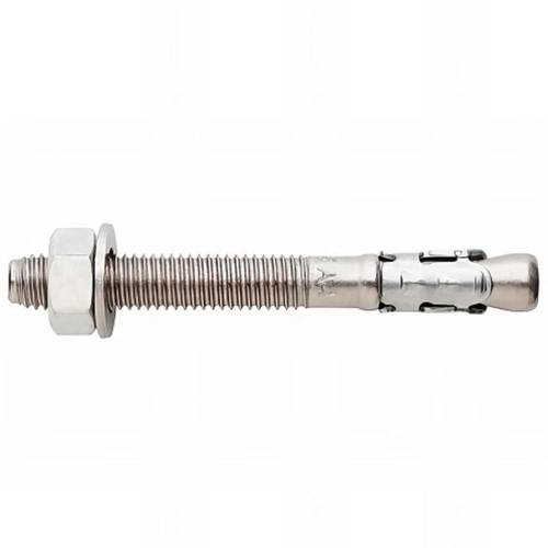 50 Goujons d'Ancrage T Zingués – D.10 mm, Longueur 120 mm – Fixation Sécurisée et Durable - ALSAFIX