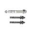 100 Goujons d'Ancrage T INOX A4 – D.10 mm, Lt. 60 mm – Fixation Sécurisée et Durable - ALSAFIX