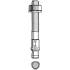 50 Goujons d'Ancrage T INOX A4 – D.12 mm, Lt.80 mm – Fixation Sécurisée et Durable - ALSAFIX