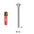 2 000 Pointes Brads Galvanisées en Bande 20° (Pack) - 1.6/2.9x32 mm + 2 Cartouches de Gaz Jaune - D-Work