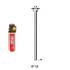 Pack de 2000 Pointes Brads Galvanisés en Bande 20° D. 1,6/2,9 x L. 45 mm – 2 Cartouches de Gaz Jaune GAZ0020 – Fixatio - ALSAFIX