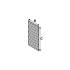 Plaque Perforée - 80x300x2 mm - D-Work