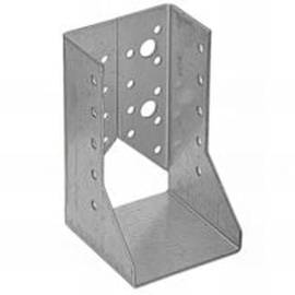 Sabot de Charpente à Ailes Extérieures 80 x 60 x 160 mm – Acier, Norme AL-SE060160 – Résistance et Stabilité - ALSAFIX