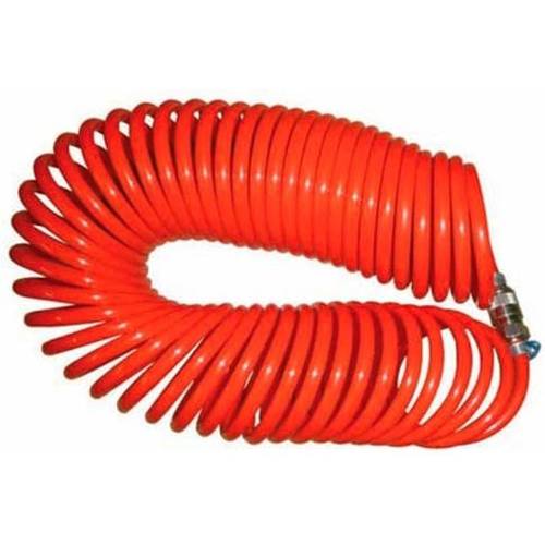 Tuyau Pneumatique en Spirale avec Raccords Rapide 1/4 - 10 mx8x10 mm - D-Work