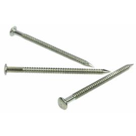 Pointe Annelée 25/27 x 35 mm – Inox A4, Tête Bombée – Résistance et Durabilité - ALSAFIX