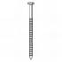 Pointe Annelée INOX A4 en Vrac 25/28 x 45 mm – Tête Bombée, Seau de 5 kg – Résistante et Durable - ALSAFIX