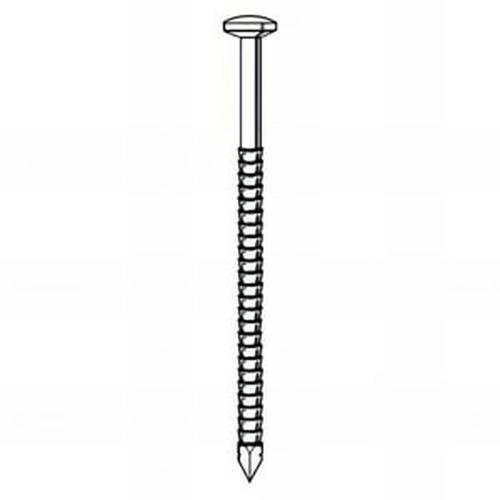 Pointe Annelée INOX A4 en Vrac 25/28 x 45 mm – Tête Bombée, Seau de 5 kg – Résistante et Durable - ALSAFIX