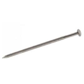 Pointe Annelée en Vrac Tête Bombée Inox A4 - 25/28x60 mm en Seau de 5 kg - D-Work