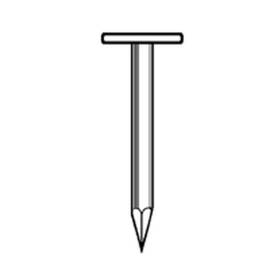 Pointe en Vrac Tête Extra Large (TEL) 2,5 x 25 mm – Galvanisée à Chaud – Résistante et Durable - ALSAFIX