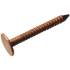Pointe en Vrac Tête Extra Large (TEL) Annelée Cuivre 2,8/3,1 x 30 mm – Seau de 5 kg – Fixation Sécurisée et Durable - ALSAFIX